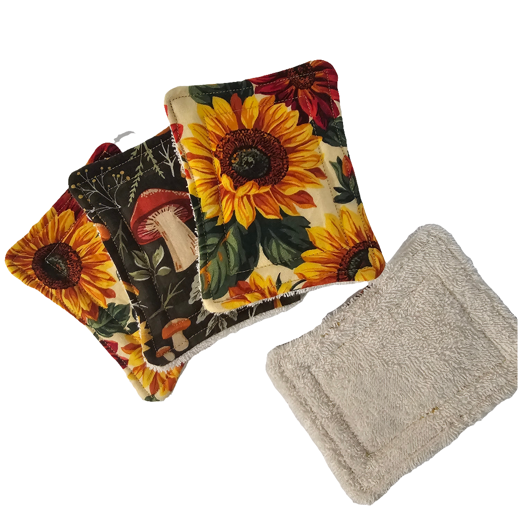 Autumn 100% Cotton Dish Scrubbie, Multiple Prints Available