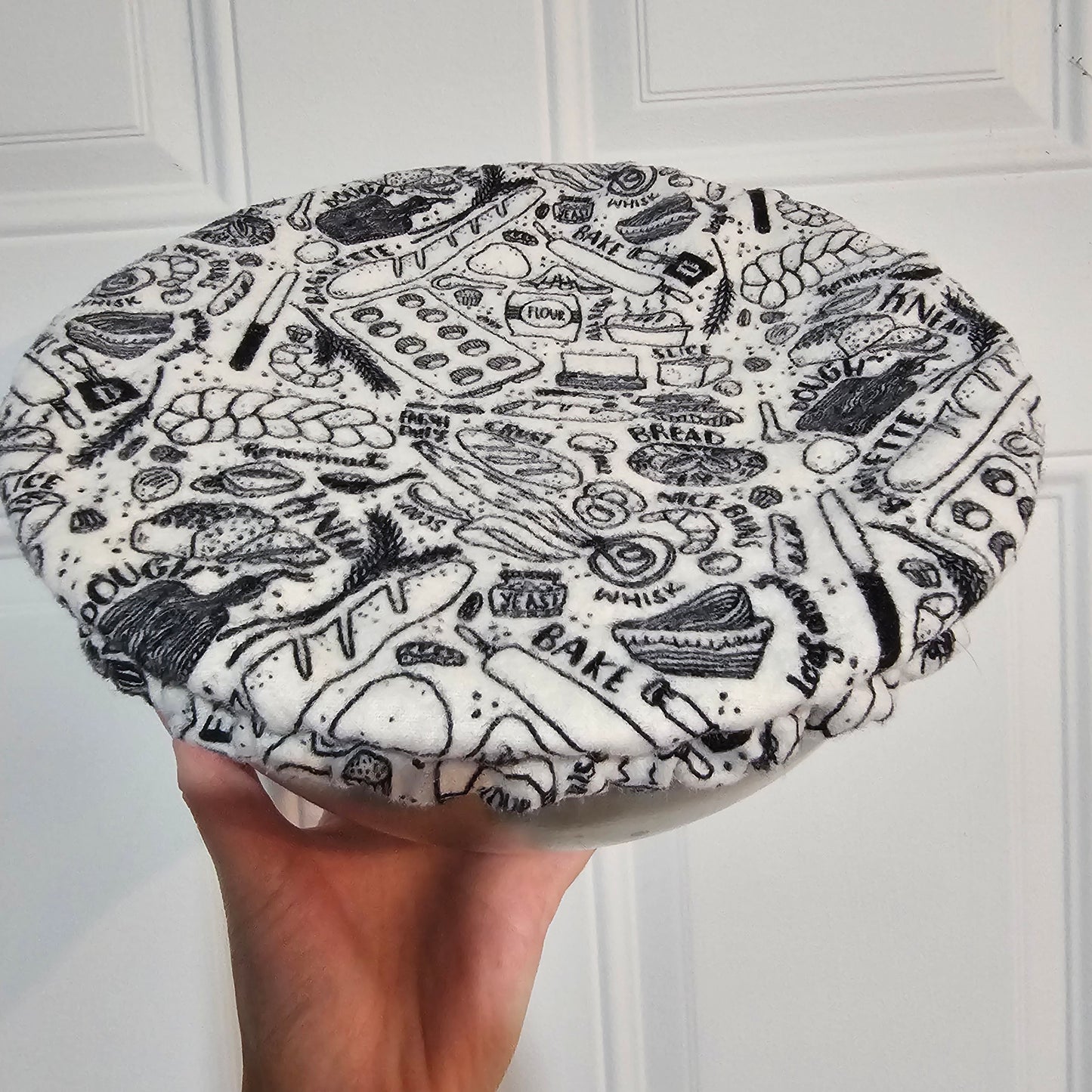 100% Cotton Bowl Covers, Kitchen Aid Mixer Bowl Cover