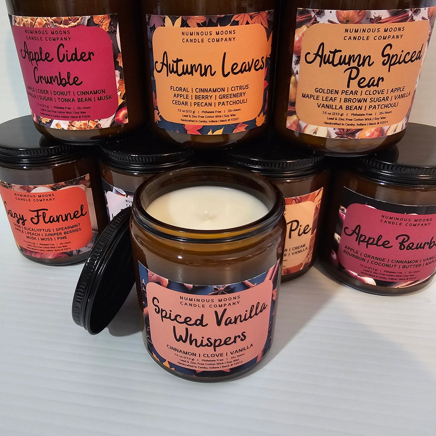 Autumn Soy Candles with Phthalate Free Scents