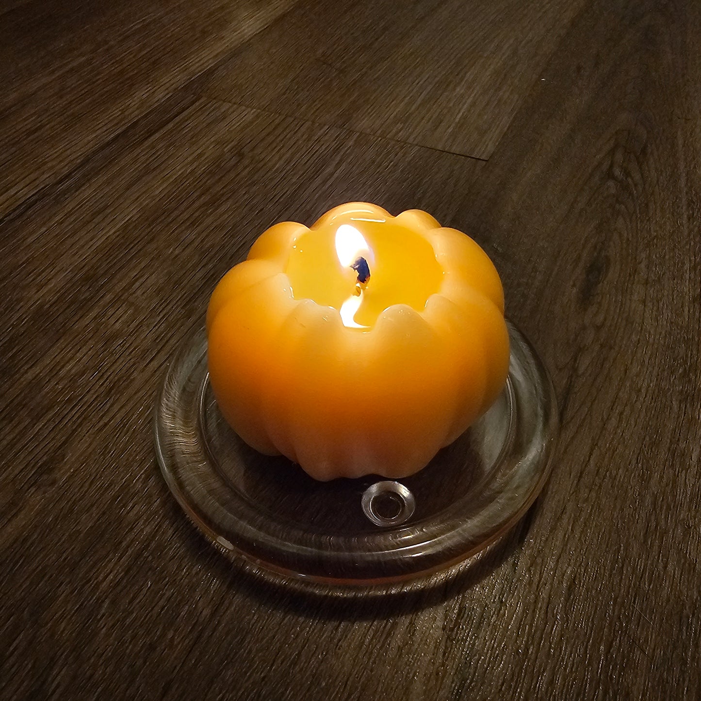 100% Beeswax Pumpkin Candle - Unscented
