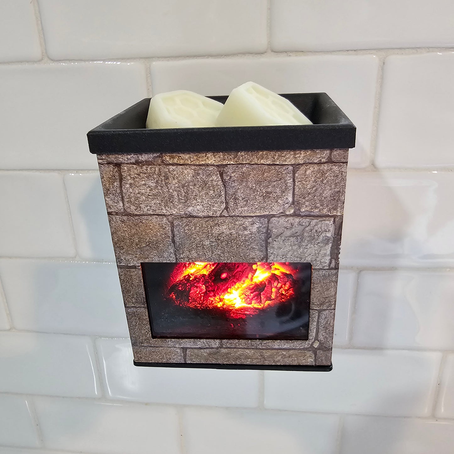 Fireplace Pluggable Wax Warmer