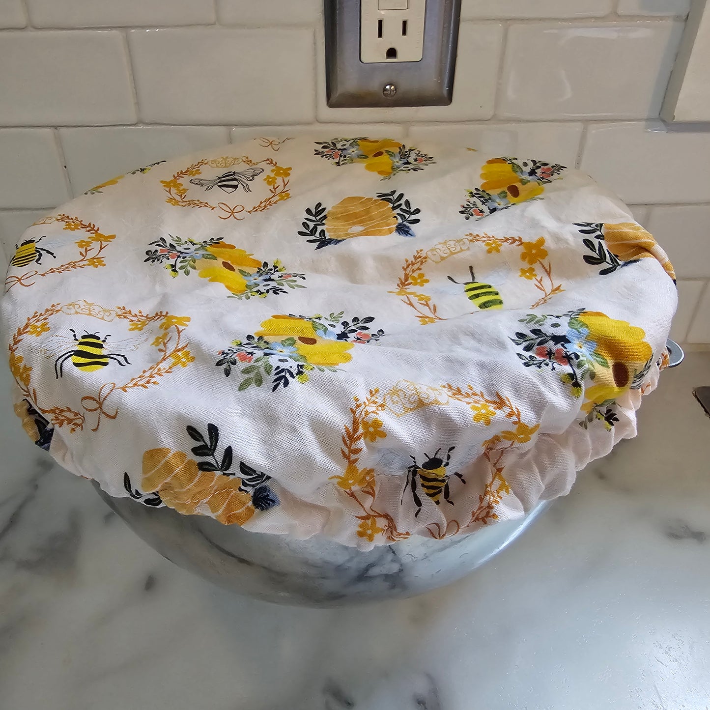 100% Cotton Bowl Covers, Kitchen Aid Mixer Bowl Cover