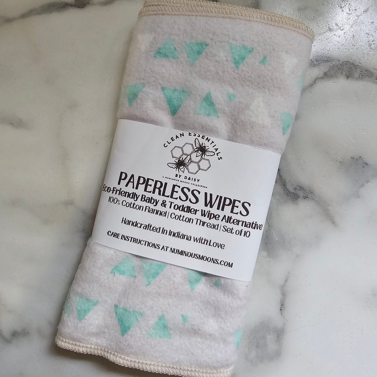 Reusable Baby Toddler Wipes - Geometric