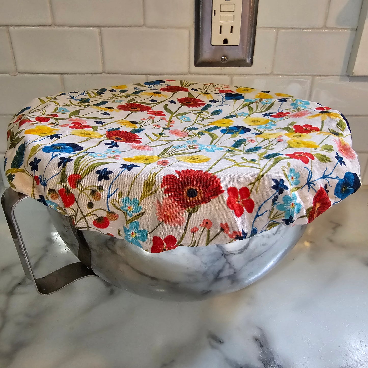 100% Cotton Bowl Covers, Kitchen Aid Mixer Bowl Cover