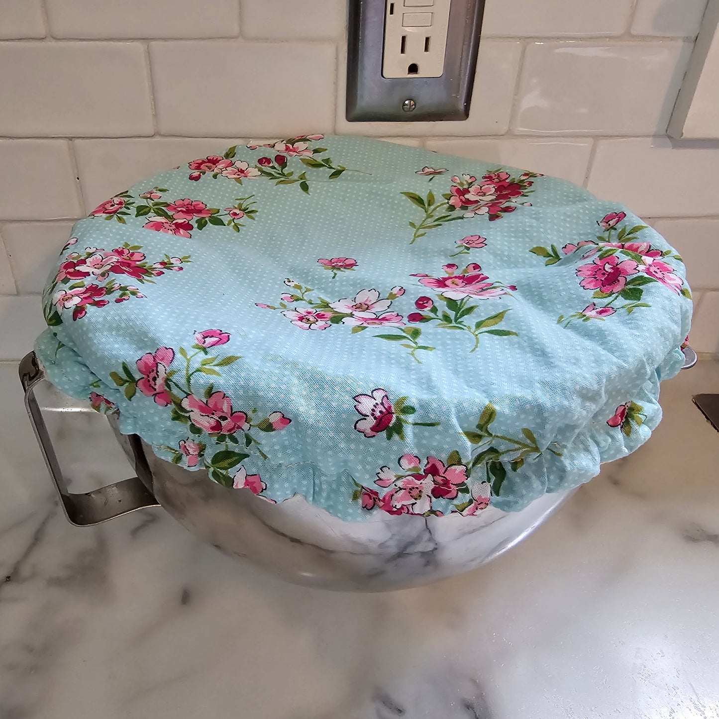 100% Cotton Bowl Covers, Kitchen Aid Mixer Bowl Cover
