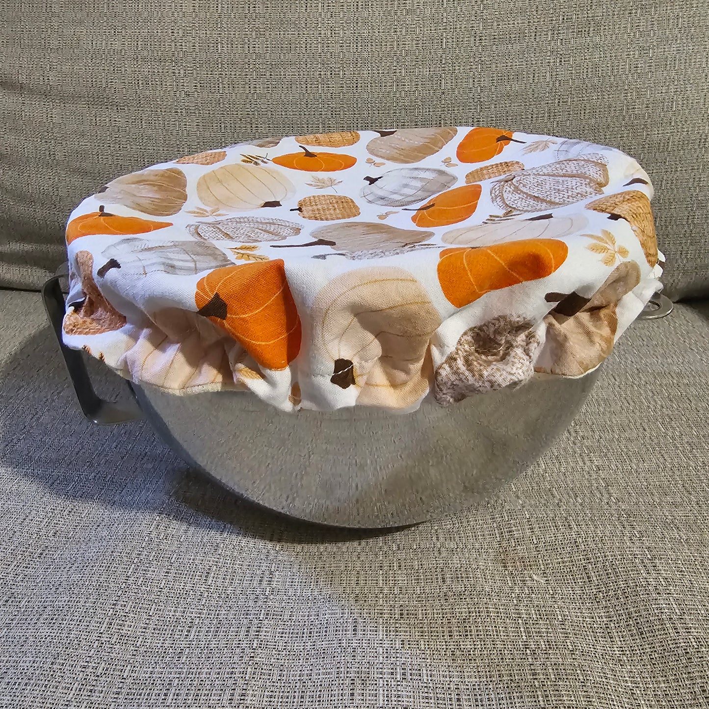Autumn Sunflowers Cotton Bowl Cover, Kitchen Aid Mixer Bowl Cover