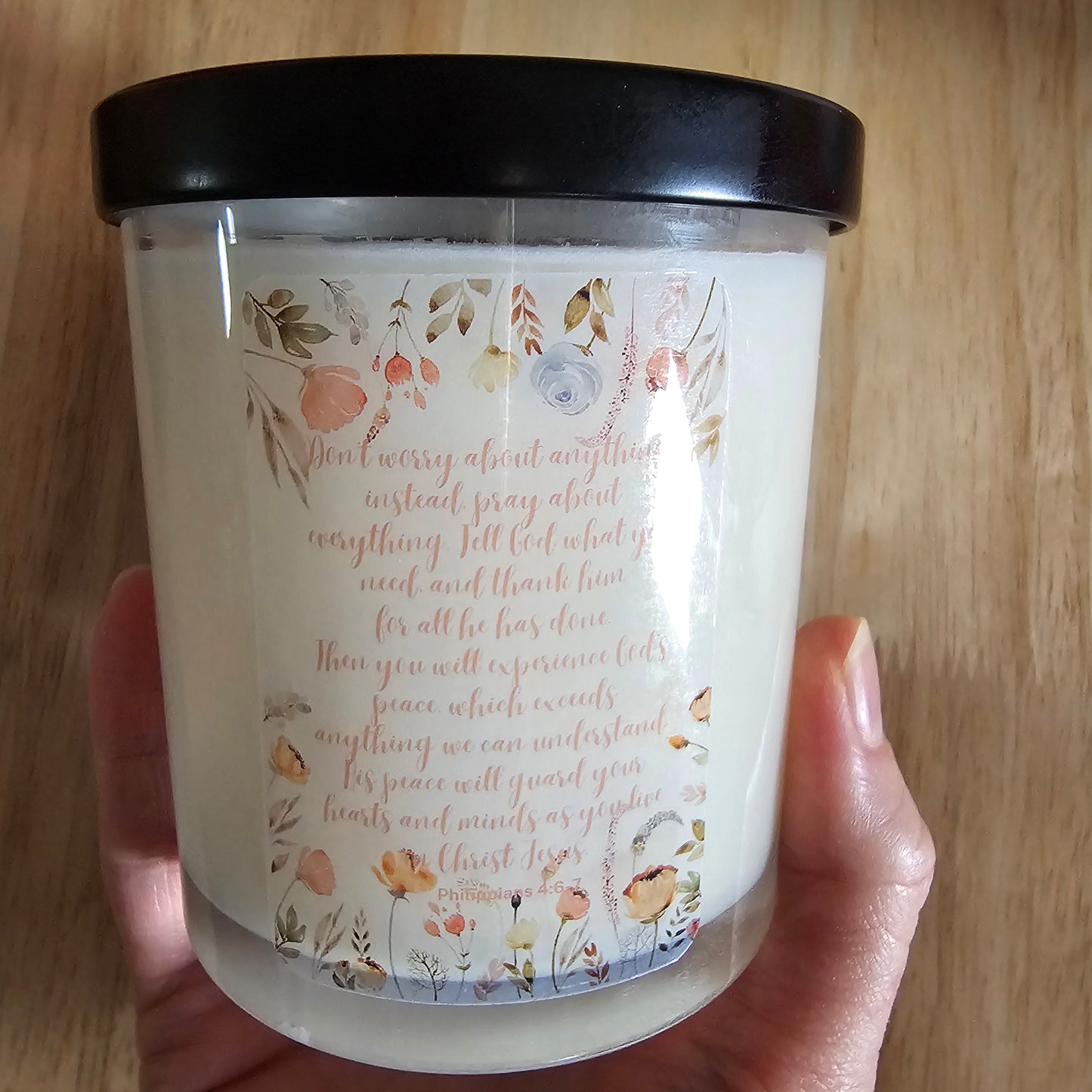 Bible Verse Soy Candles