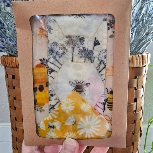 Beeswax Wraps Variety Pack Size 2