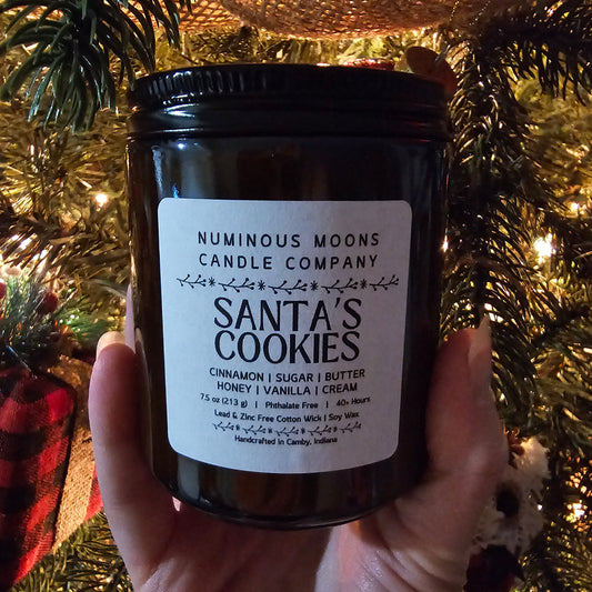 Santa's Cookies in Amber Vessels