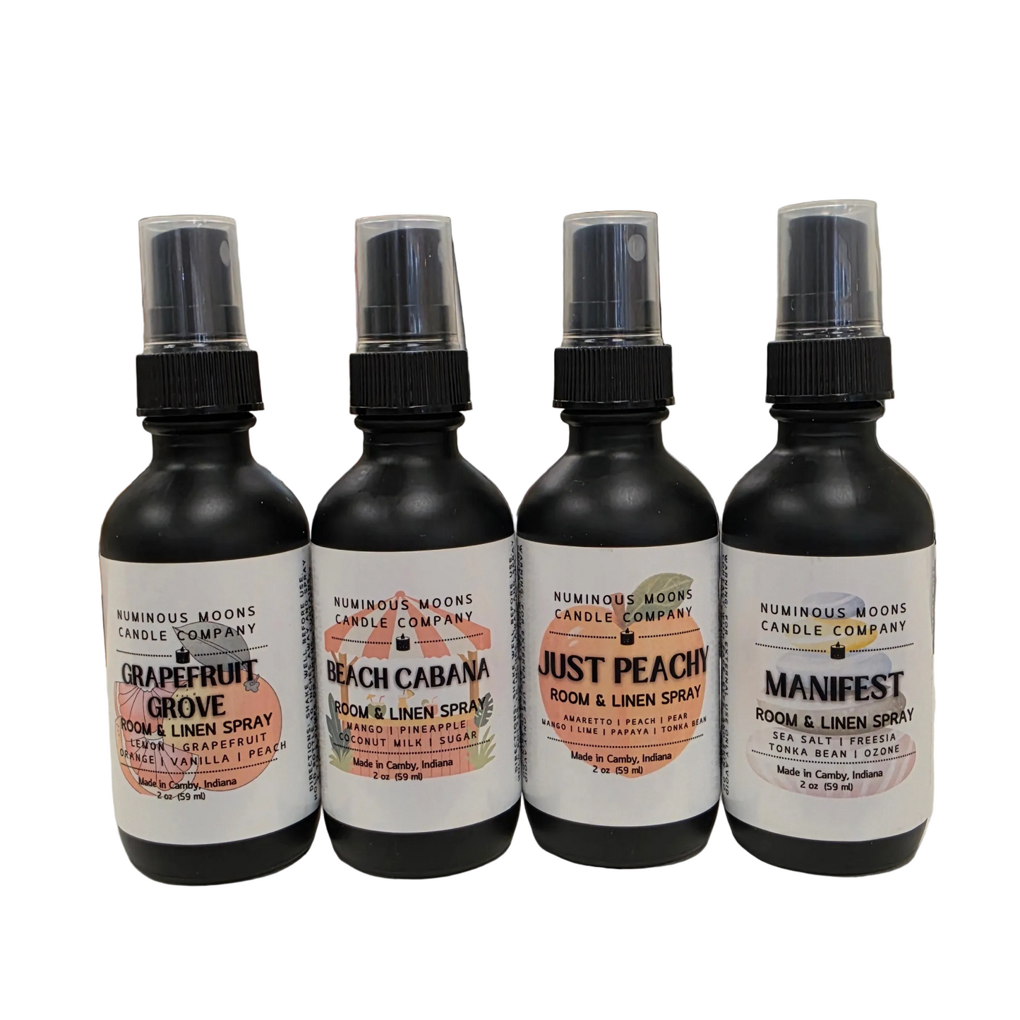 Room Sprays 2oz Phthalate Free Scents