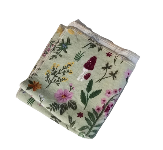 Individual Paperless Towels - Autumn Sage Mushrooms