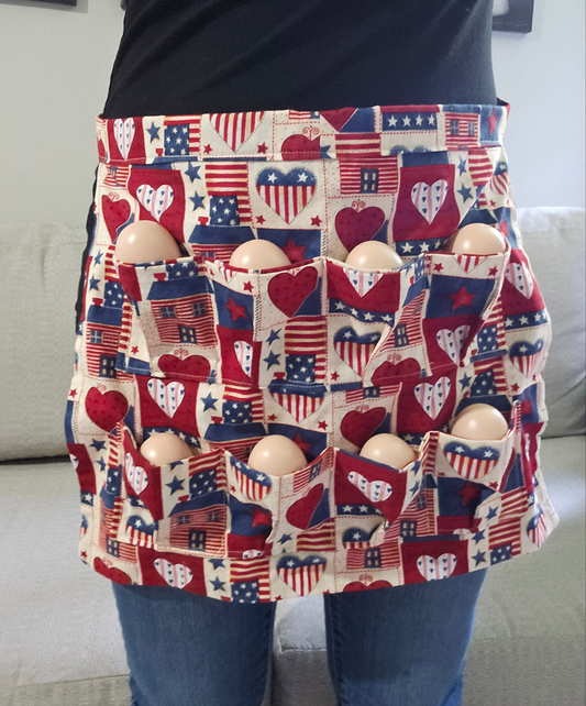 America Egg Gathering Apron - Adult size