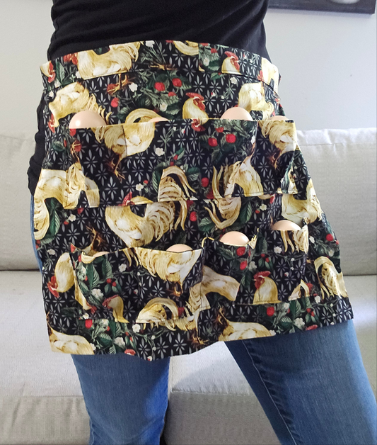 Chickens Style B Gathering Apron - Adult size