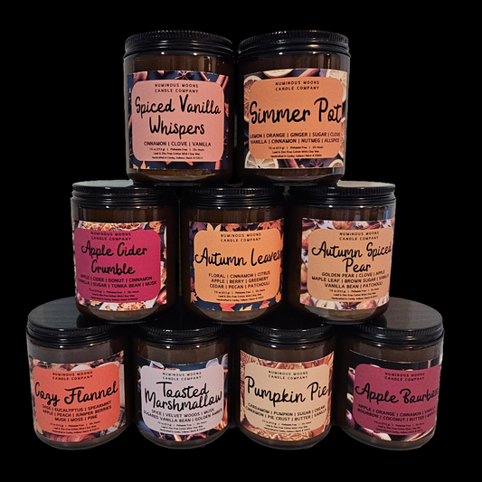 Autumn Soy Candles with Phthalate Free Scents
