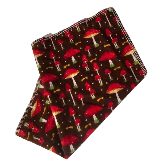 Individual Paperless Towels - Red Mushrooms
