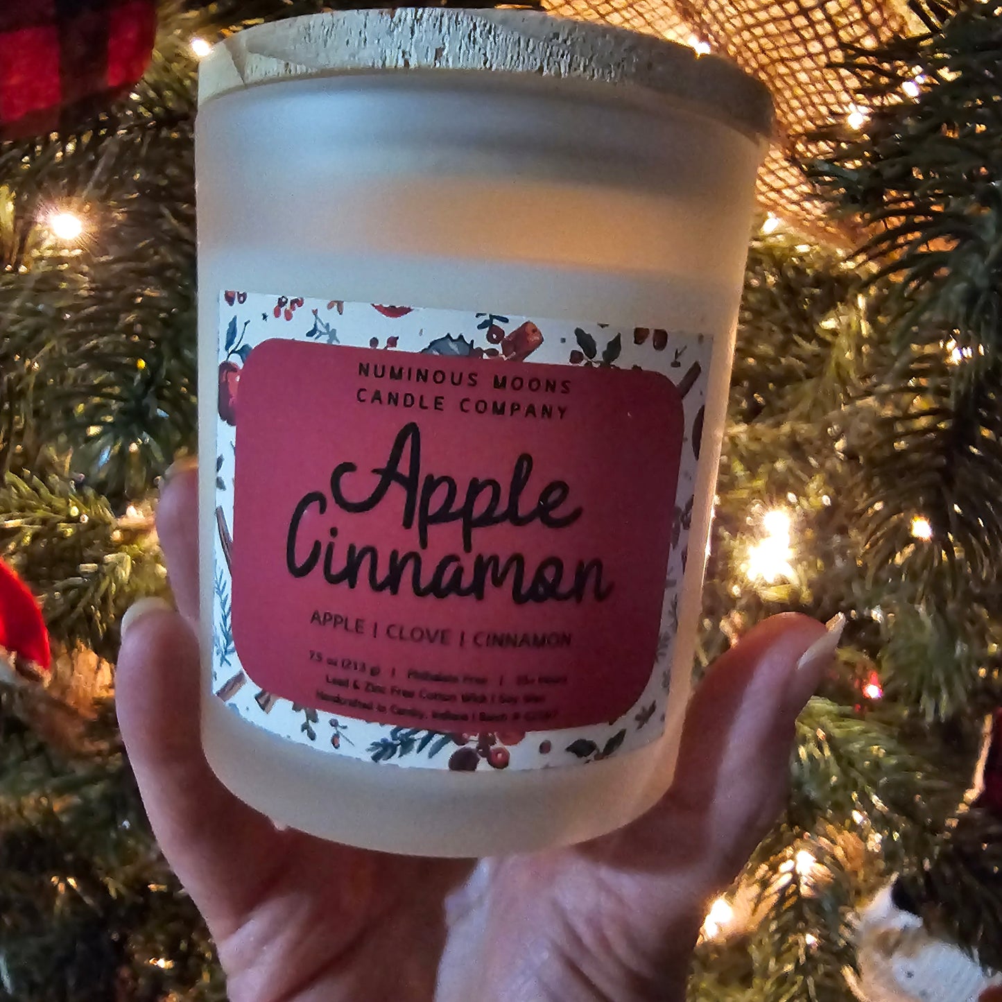 Apple Cinnamon in Frosted Vessels