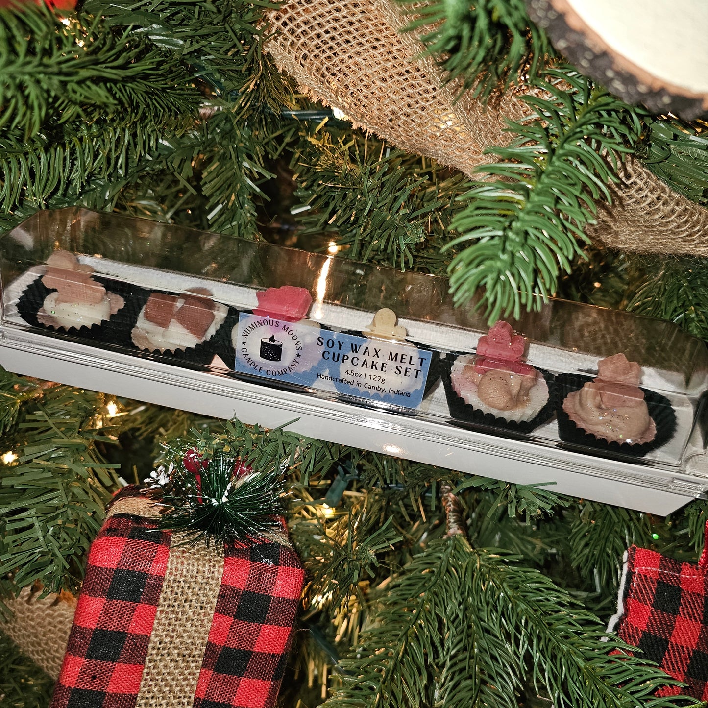 Holiday Wax Melt Cupcake Variety Set, Option B