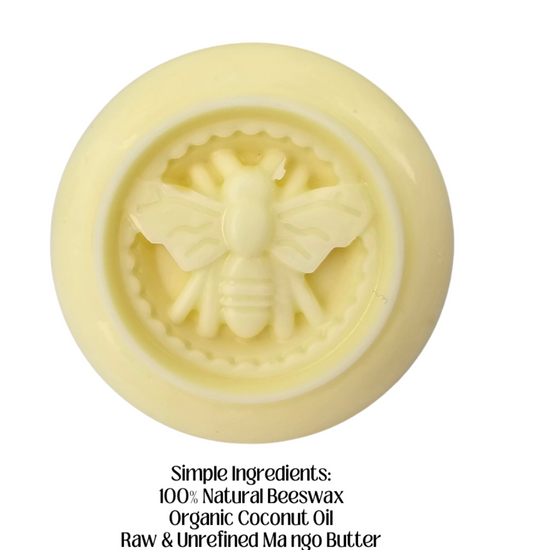 Beeswax, Mango Butter, and Coconut Oil Lotion Bar