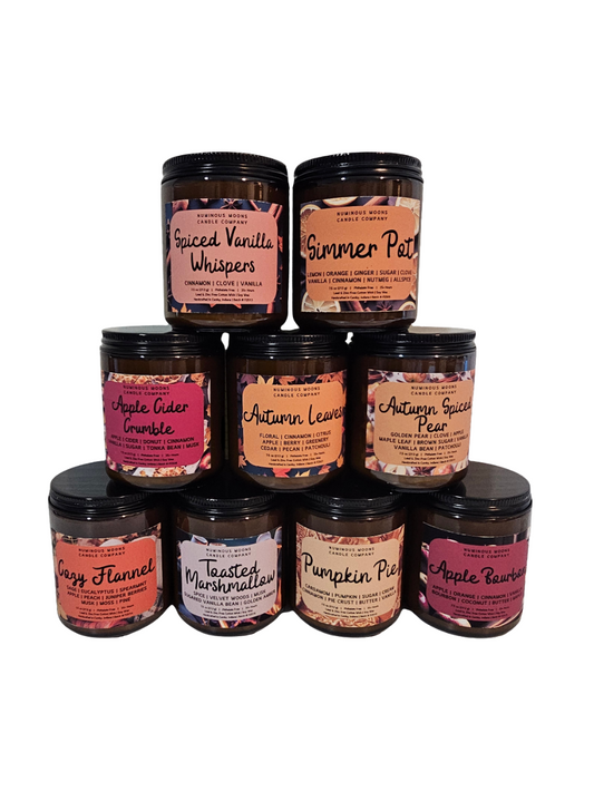 Autumn Soy Candles with Phthalate Free Scents
