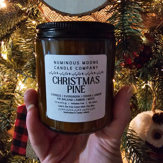 Christmas Pine in Amber Vessels