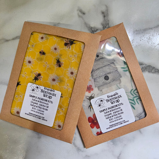 Beeswax Wraps 12x12 inch - 1 Pack