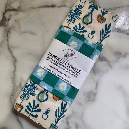 Paperless Towels - Plants Set